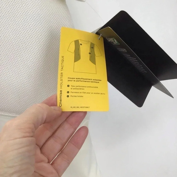 Cabela’s Tactical Holster Shirt Concealed & Carry Short Sleeve NWT Size L - Picture 10 of 13